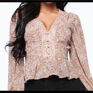 Floral Blouse SZ XL